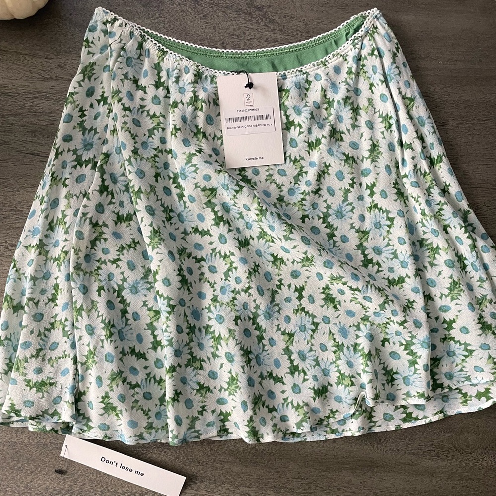 Reformation Brandy Floral Skirt NWT